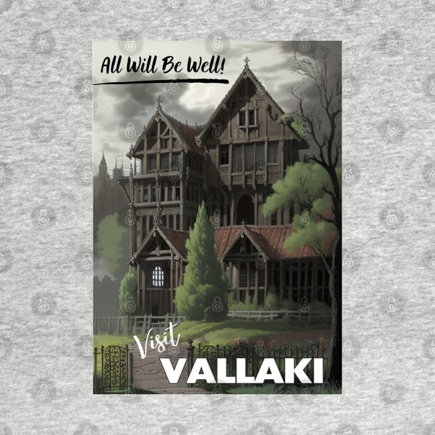 Vallaki Tourism Poster - Barovia Ravenloft D&D Art by CursedContent